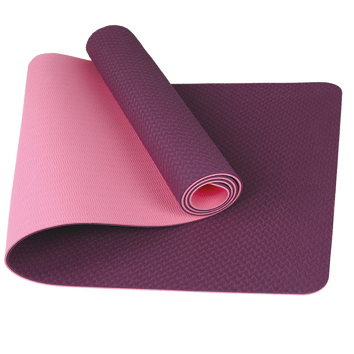 RAY STAR 6mm Double Layer Blue TPE Yoga Mat for Premium Pilates Fitnes –  Ray Star Home Decor